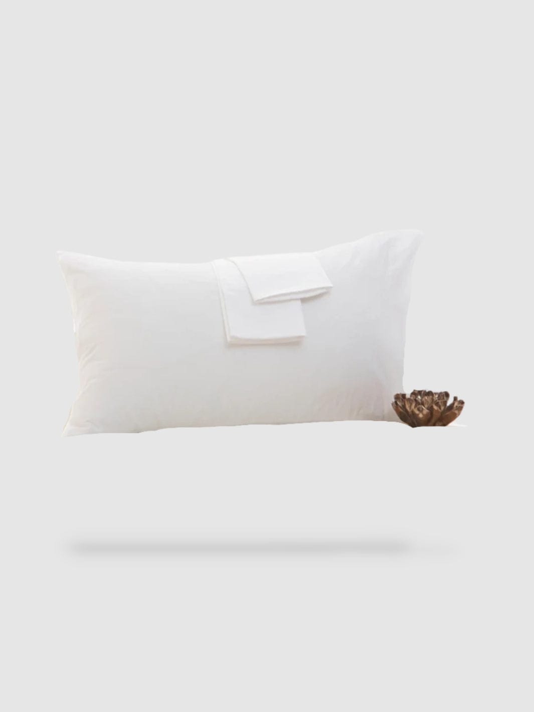 Housse de coussin haut de gamme 50x70cm 2pieces - Blanc