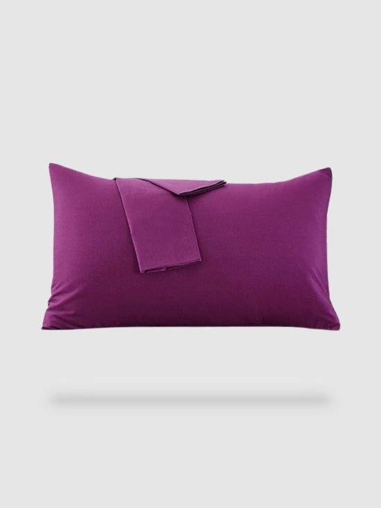 Housse de coussin haut de gamme 40x70cm 2pieces - Violet