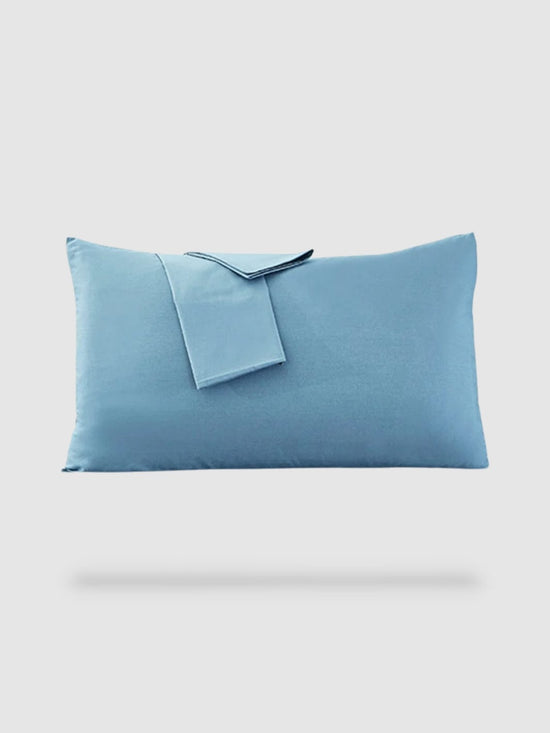 Housse de coussin haut de gamme 70x70cm 2Pieces - Bleu pastel