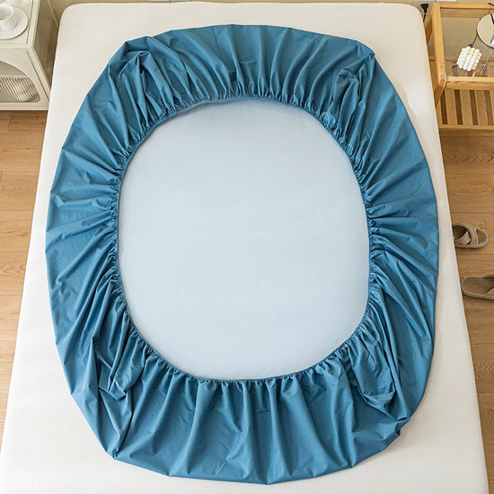 Drap housse imperméable bleu