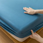 Drap housse imperméable bleu