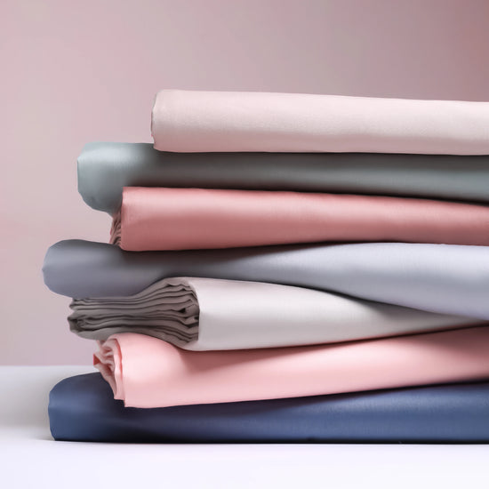 Drap plat en coton blanc