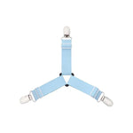 Clip triangulaire antidérapant pour draps ajustable - 1 Pcs Bleu