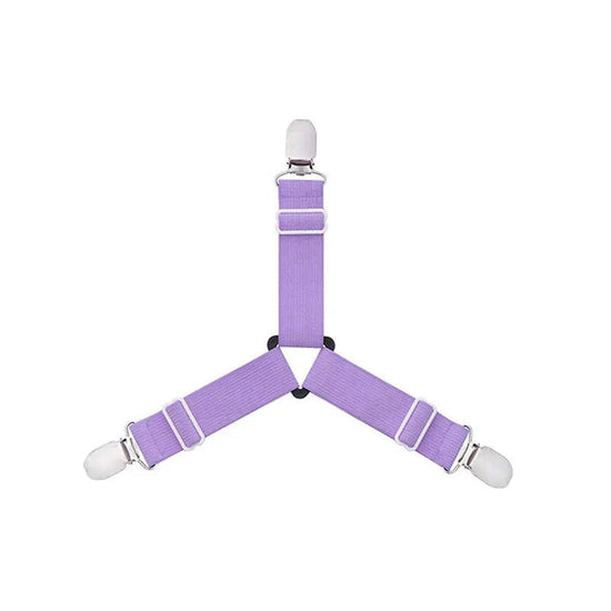 Clip triangulaire antidérapant pour draps ajustable - 1 Pcs Pourpre