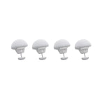 Clip pour housse de couette - 4Pcs Blanc