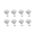 Clip pour housse de couette - 8Pcs Blanc