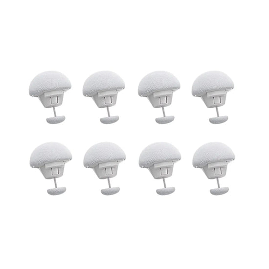 Clip pour housse de couette - 8Pcs Blanc