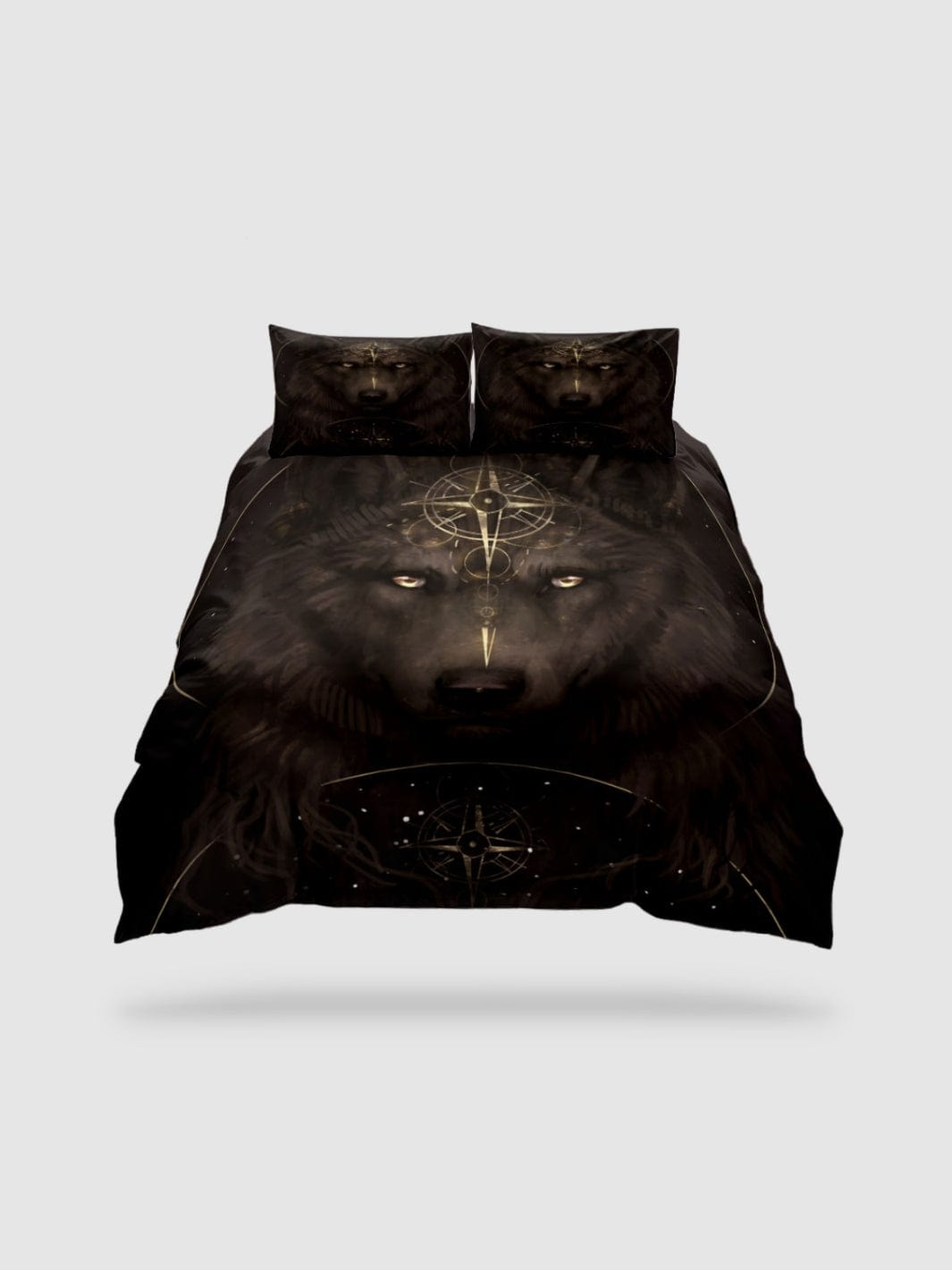 housse de couette loup 240x260 - 135x200cm
