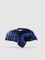 Housse de couette en soie de mûrier 260x240 - Bleu nuit