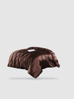 Housse de couette en soie de mûrier 260x240 - Marron foncé