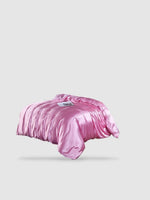 Housse de couette en soie de mûrier 260x240 - Rose bonbon