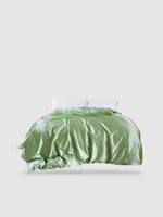 Housse de couette en soie de mûrier 260x240 - Vert pomme