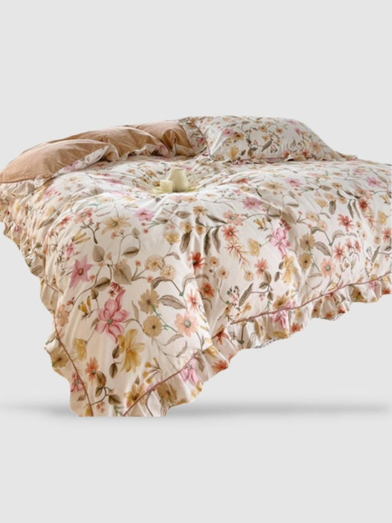 housse de couette à volants 180x220 - Motif 8