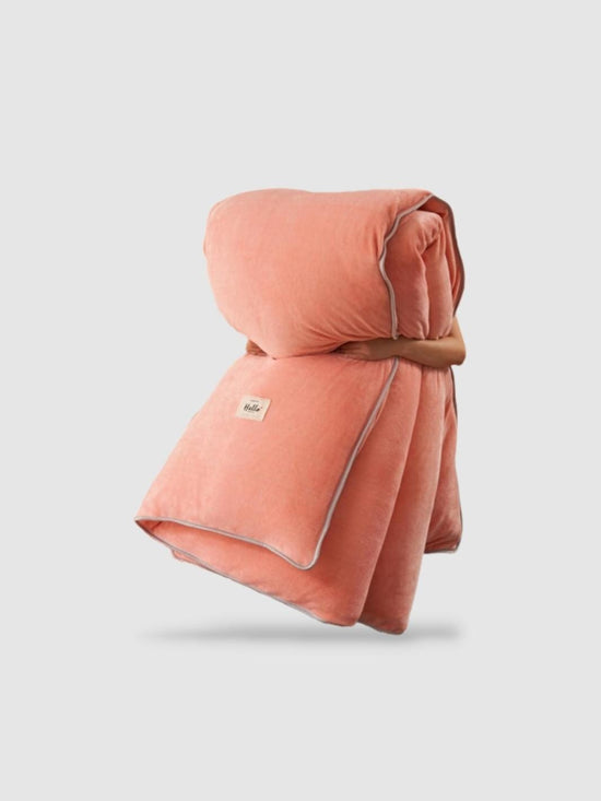 housse de couette polaire 180x220 - Gris