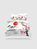 housse de couette style japonais 140x210 - Motif 9