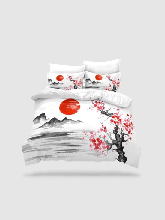 housse de couette style japonais 140x210 - Motif 9