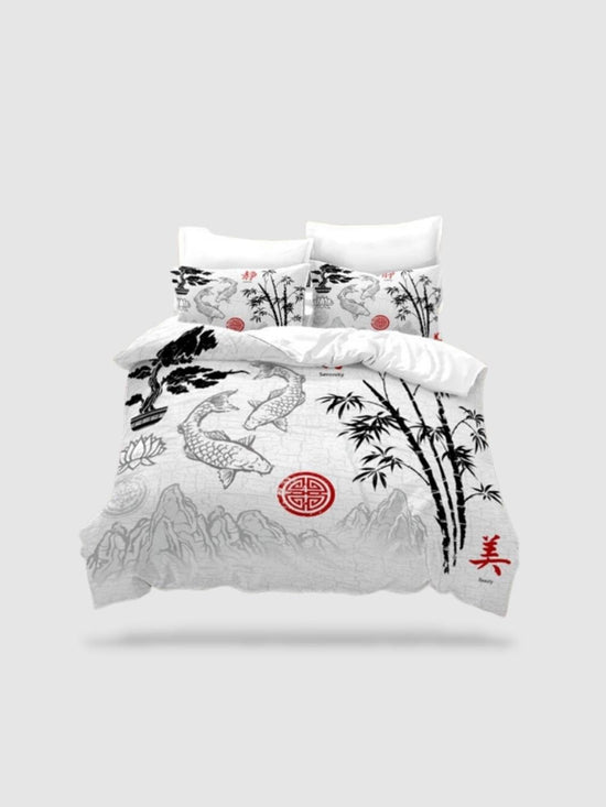 housse de couette style japonais 135x200 - Motif 13