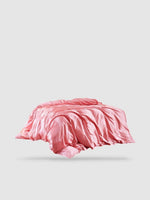 housse de couette satin de coton 200x230 - Saumon