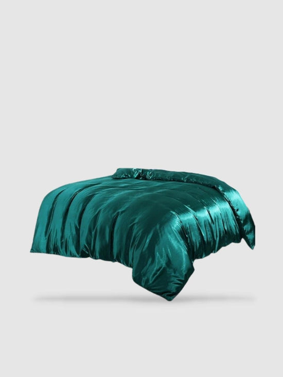 Housse de couette en soie de mûrier 150x200 - Vert