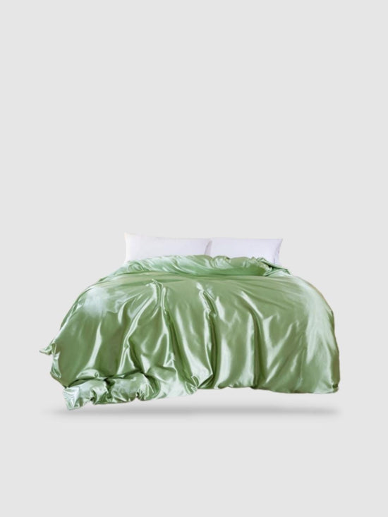 Housse de couette en soie de mûrier 150x200 - Vert pomme
