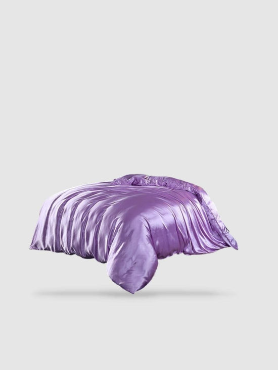 Housse de couette en soie de mûrier 150x200 - Violet