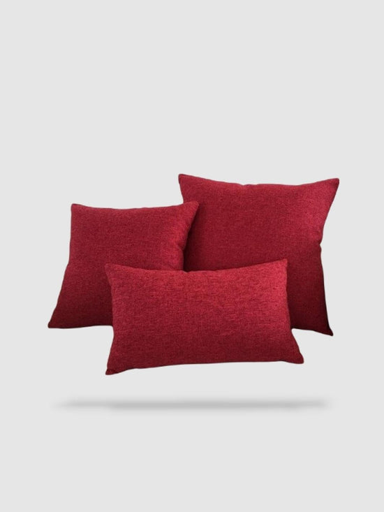 housse de coussin décoratif 30x50 - Rouge