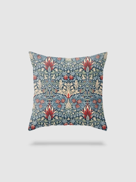 housse de coussin en lin à fleurs 40x40 - motif 11
