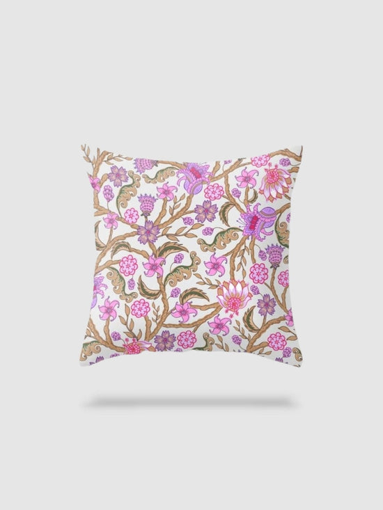housse de coussin en lin à fleurs 40x40 - motif 13