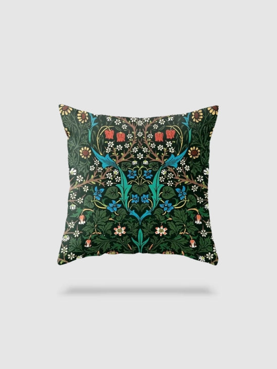 housse de coussin en lin à fleurs 40x40 - motif 16