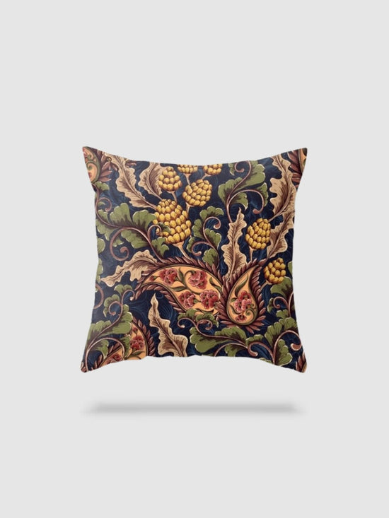 housse de coussin en lin à fleurs 40x40 - motif 9