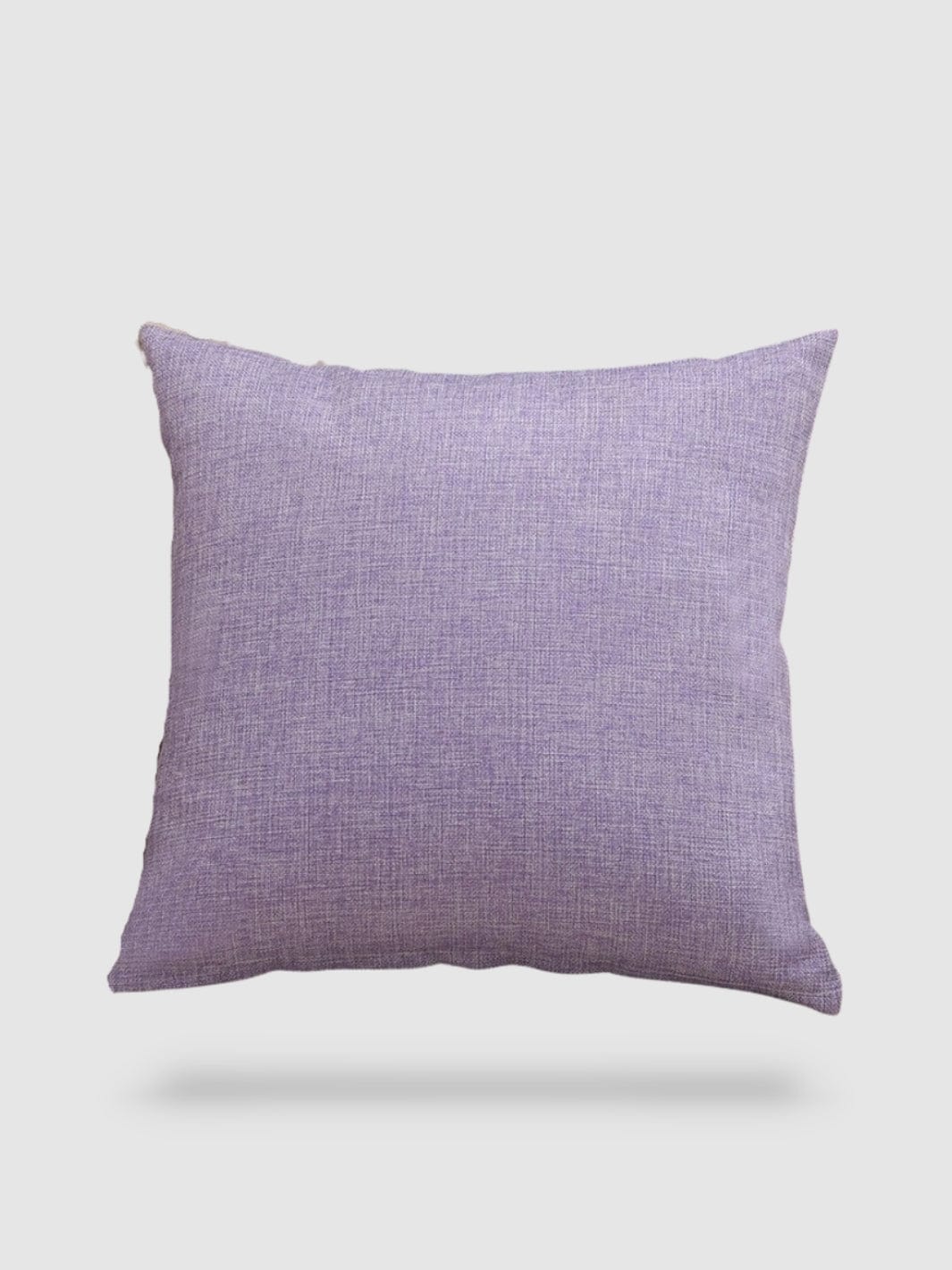 housse de coussin en Coton de lin 55x55 - Violet