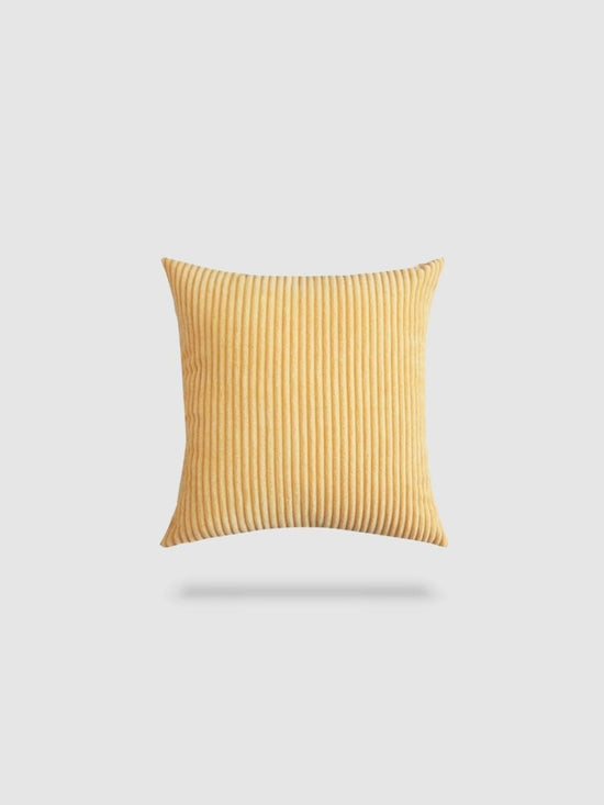 housse de coussin en velours côtelé 45x45 - Or