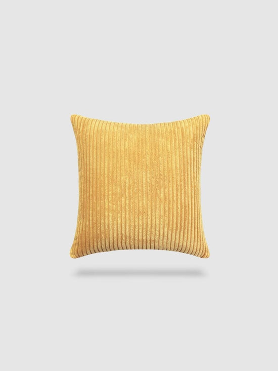 housse de coussin en velours côtelé 45x45 - Orange