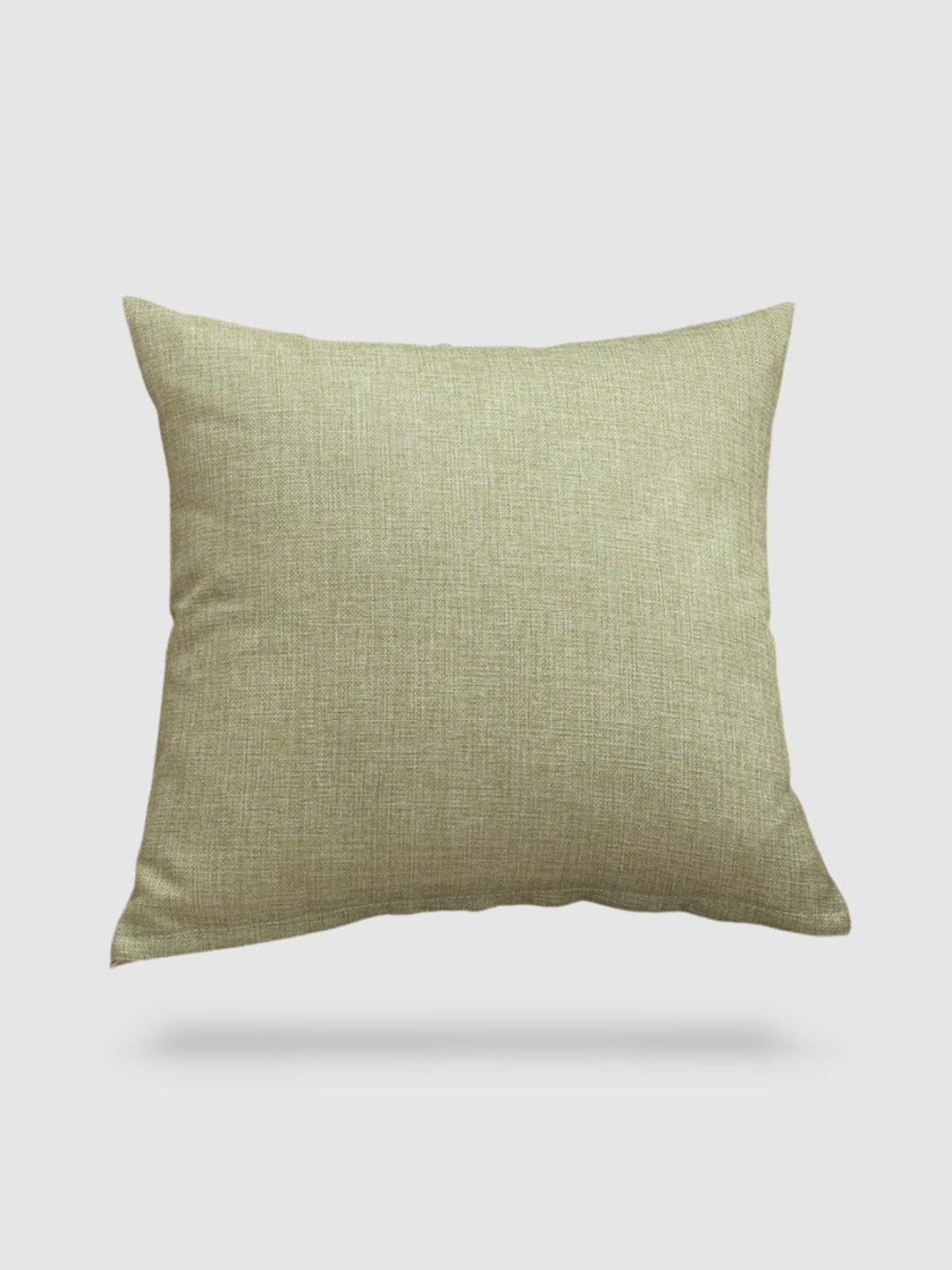 housse de coussin en Coton de lin 50x50 - Vert