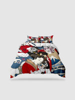 Parure de lit motif japonais 70x140 - Motif 4