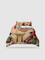 Parure de lit motif japonais 240x210 - Motif 5