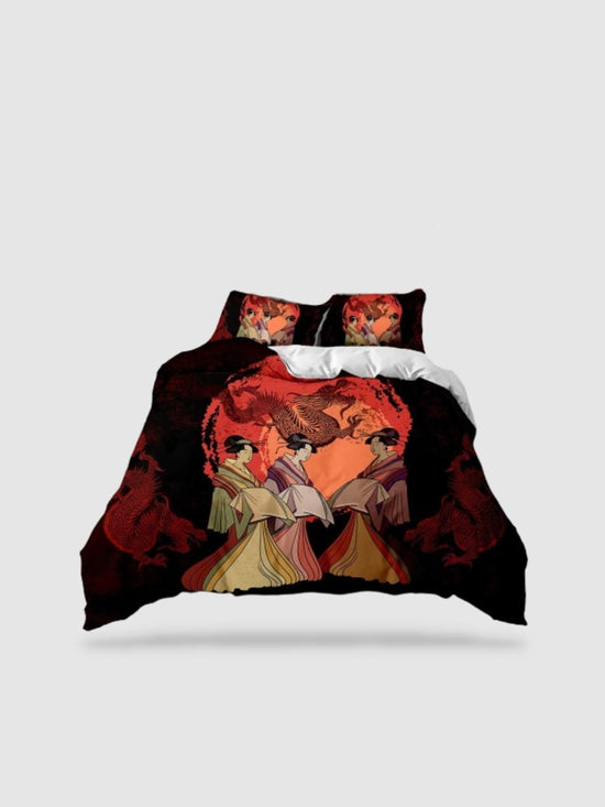 Parure de lit motif japonais 240x220 - Motif 8