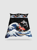 Parure de lit motif japonais 140x200 - Motif 15