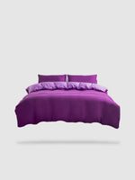 parure de lit couleur uni Violet
