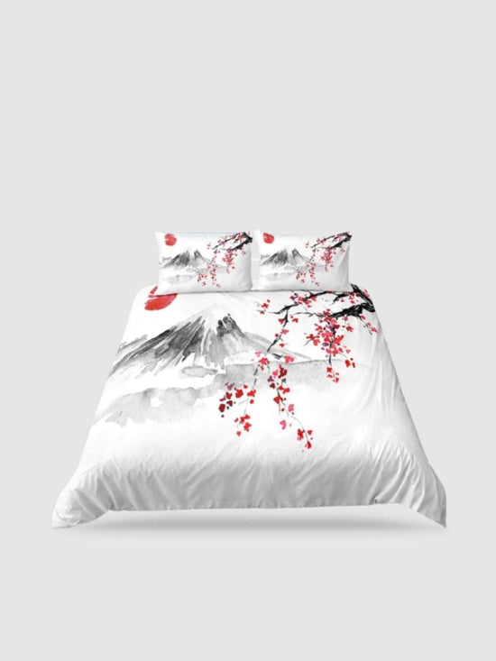 Parure de lit motif japonais 180x200 - Motif 17