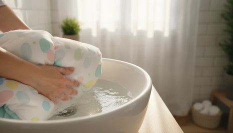 Comment laver une couette de lit bébé qui sent le régurgité sans l'abîmer ?