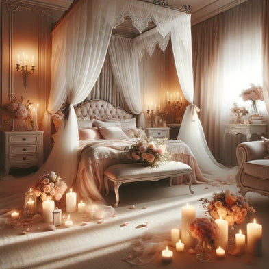 Les secrets pour créer une décoration romantique qui fera battre le cœur de votre chambre à coucher!