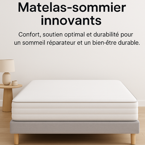 Confort supérieur pour votre sommeil : découvrez nos matelas sommier innovants