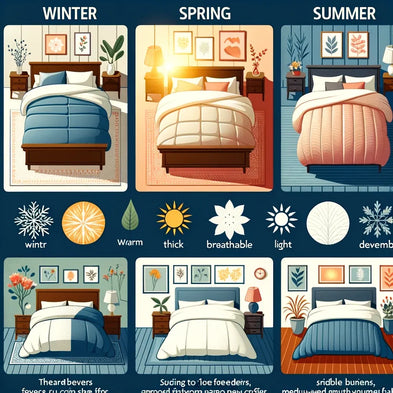 Comment choisir le linge de lit idéal pour chaque saison : conseils pour rester confortable toute l'année