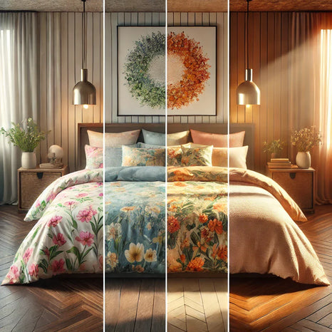L'Art de Transformer Votre Chambre avec les Housses de Couette au Fil des Saisons