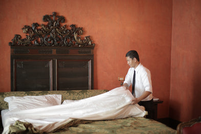 How to put on a duvet cover