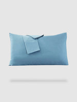 Housse de coussin haut de gamme 50x80cm 2pieces - Bleu pastel