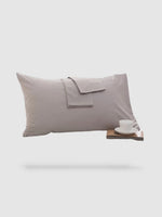 Housse de coussin haut de gamme 50x80cm 2pieces - Gris