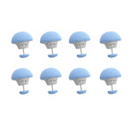 Clip housse de couette 8Pcs Bleu