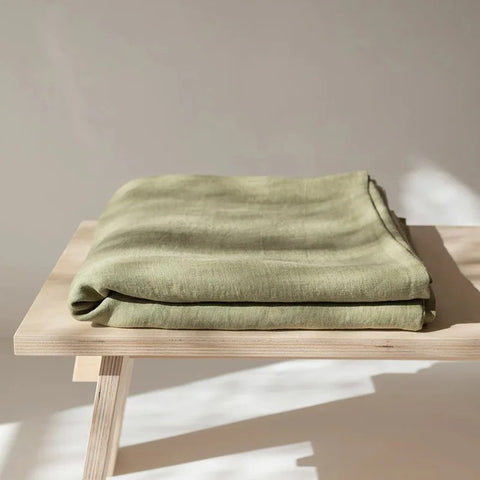 Drap plat en lin 120x220